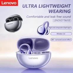 Alternative view of Lenovo TA410 Wireless Bluetooth Earphones with Panoramic Sound and Long Battery Life