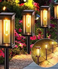 Solar Waterproof Garden Lights - IP65 Outdoor Projection Floor Lights for Lawn and Backyard