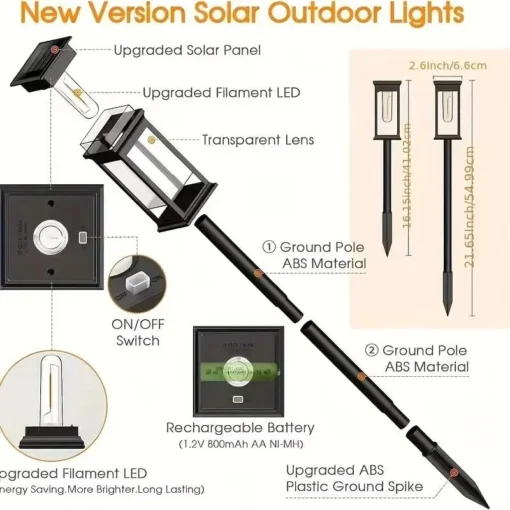 Solar Projection Floor Lights - Waterproof IP65 Design for Gardens and Backyards - Image 4