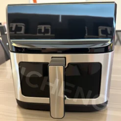 Alternative view of Stainless Steel Digital Air Fryer with Touch Screen - Oil-Free Cooking, Available in 5L, 6L, 8L, 11L Sizes
