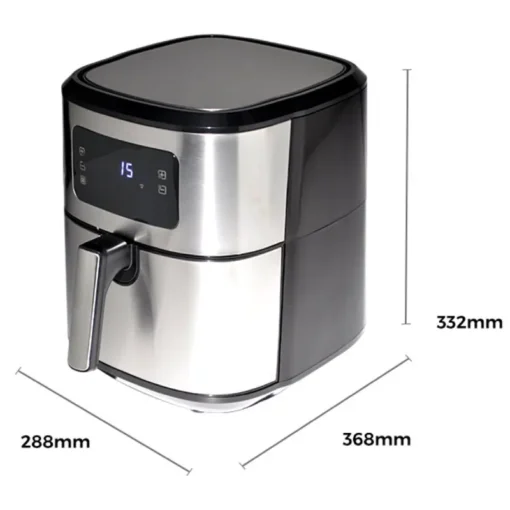 Commercial Stainless Steel Oilless Air Fryer with WiFi and Mobile App for Efficient Cooking - Image 4