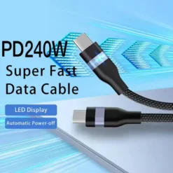 Alternative view of Fast Charging USB-C Cable and Charger - 1M, 240W, 120W, 60W, 27W for iPhone