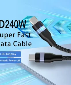 Alternative view of Fast Charging USB-C Cable and Charger for iPhone - 1M, 240W, 120W, 60W, 27W