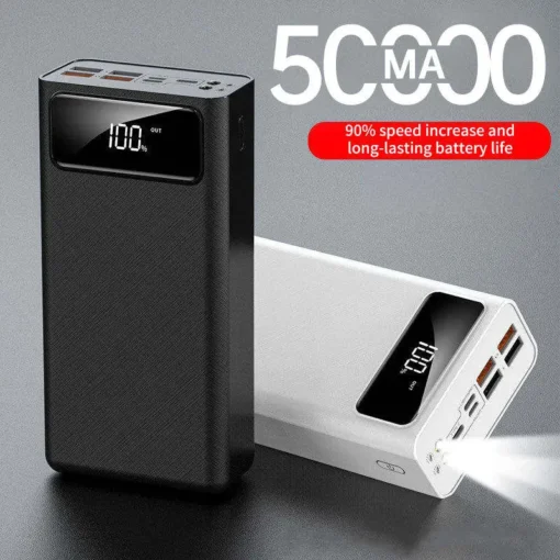 50000mAh Fast Charging Power Bank with Outdoor Power Station Capability for Outdoor Enthusiasts - Image 6