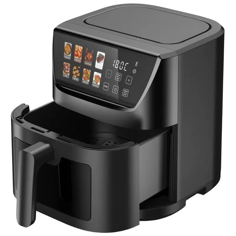 Stainless Steel Digital Air Fryer with Touch Screen - Oil-Free Cooking, Available in 5L, 6L, 8L, 11L Sizes - Image 5