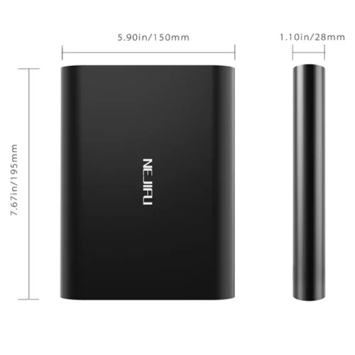 Alternative view of 50000mAh Laptop Power Bank with LED Display for MacBook and Smartphones