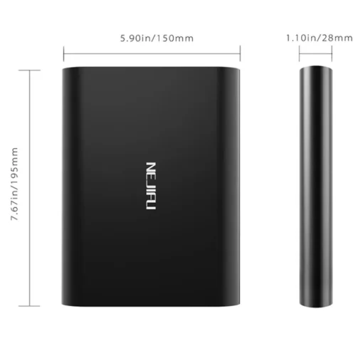 50000mAh Laptop Power Bank with LED Display for MacBook and Smartphones - Image 2
