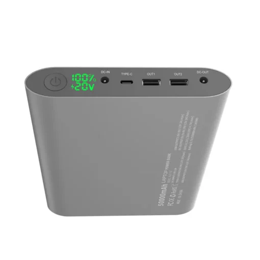 50000mAh Laptop Power Bank with LED Display for MacBook and Smartphones - Image 4