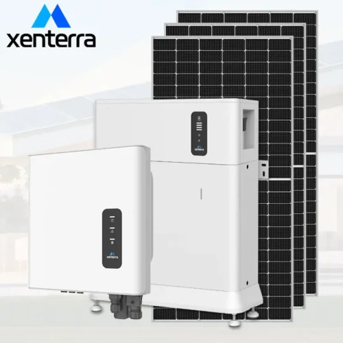 ESS 5kW Solar Energy Storage System with 550W Solar Panels and Stackable Lithium Battery