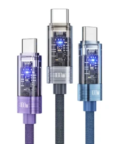 Toocki 100W Fast Charging Cable - 480Mbps Data Sync, Intelligent Power-Off