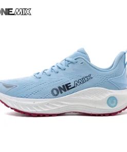 O-Resilio Running Shoes Men Cushion Stability Outdoor Sports Casual Mesh Lace-up Lightweight Gym Jogging Sneakers