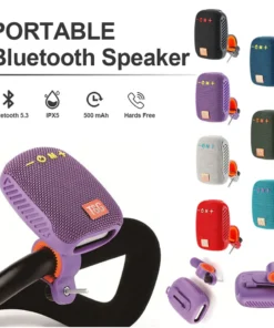 TG392 Portable Waterproof Bluetooth Speaker for Bicycles – Rechargeable Handlebar Sound Box