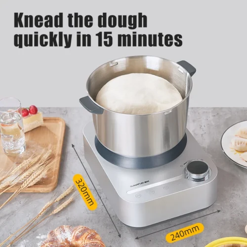 Alternative view of SUNATUR 8L/5.5L Stand Mixer - Electric Dough Mixer for Baking