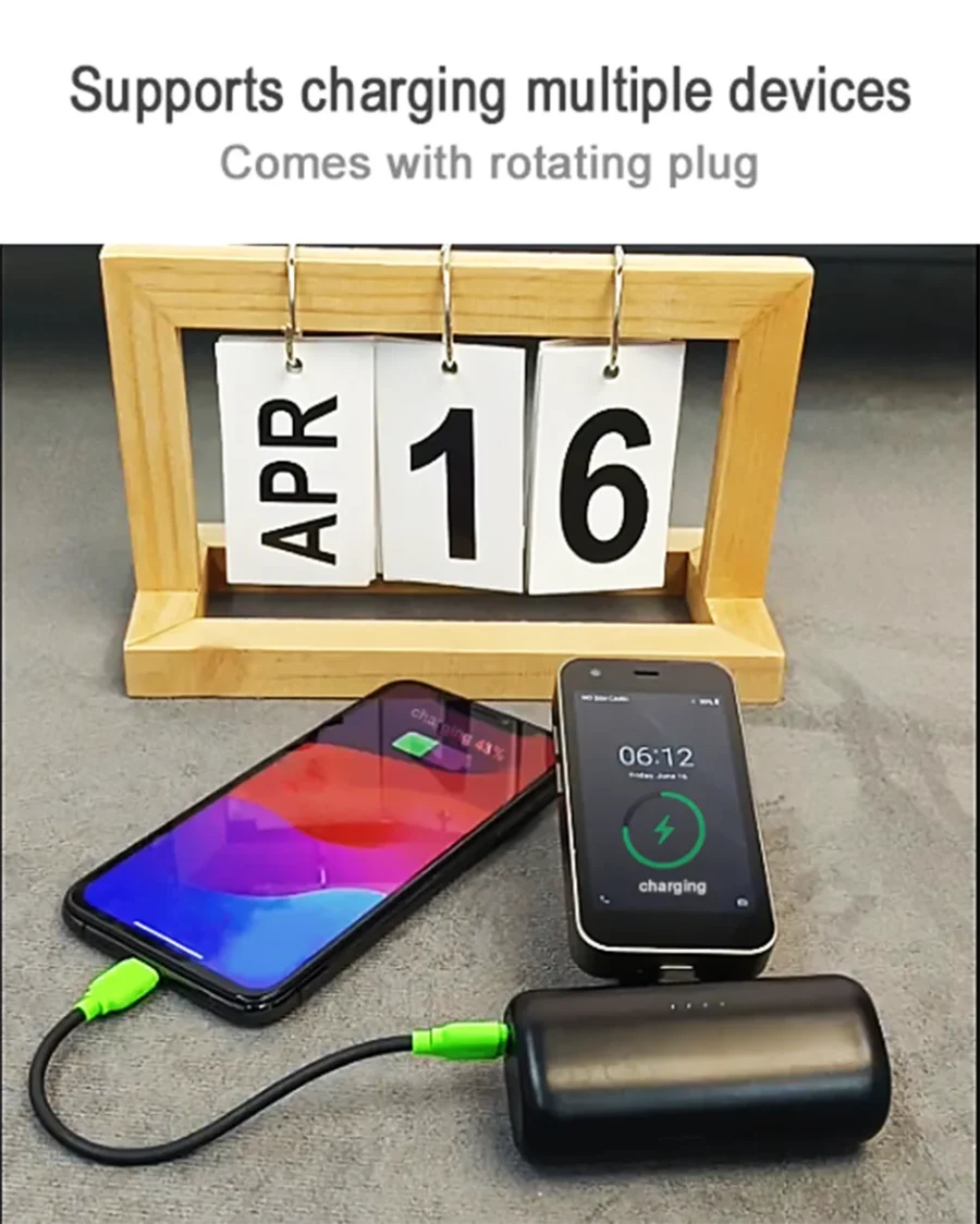 M&W Mini Power Bank 5000mAh - Fast Charging, USB Type-C, 4.5H Usage - Image 3