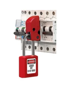 Alternative view of MasterLock Circuit Breaker Lockout Set – Universal MCB Lock with Toggle Lock for Safety