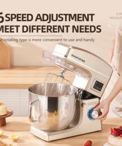 Alternative view of SUNATUR 10L 2200W Stand Mixer - Automatic Dough Kneader and Blender