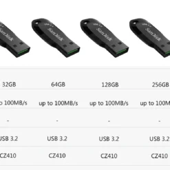 Alternative view of SanDisk USB 3.2 Flash Drive with High Capacity Options for Efficient Data Storage