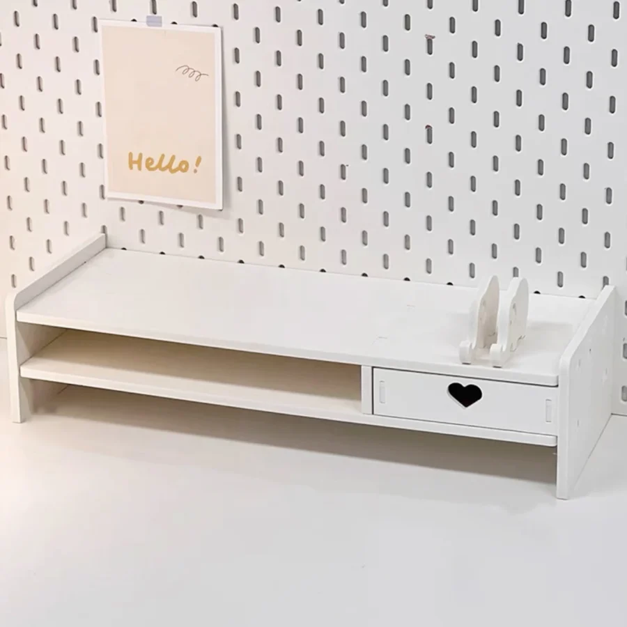 Monitor Stand Riser Computer Heightened Shelf Desktop Organizer Keyboard Storage Monitor Riser Holder for Computer Screen Parts - Image 5