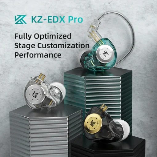 KZ EDX Pro In-Ear Earphones - HIFI Dynamic Sound, Noise-Cancelling for Sports Enthusiasts - Image 2