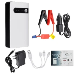 Portable Car Jump Starter with LED Flashlight, 20000mAh 12V Emergency Battery Booster