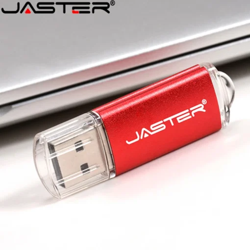 JASTER USB 2.0 Flash Drive with Key Chain - Multiple Capacities and Colors Available - Image 2
