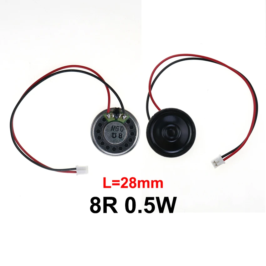 Mini Ultra-Thin 8 Ohm Horn Speaker - 20mm to 57mm Sizes with P2.0 Wire - Image 4