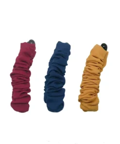 Alternative view of Solid Fabric Covered Barrettes Banana Hair Clips Solid Women Ladies Hair Claws Makeup Tools Fashion Headwear for women girl