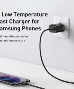 Alternative view of Baseus USB C Charger 25W Support Type C PD Fast Charging Portable Phone Charger For iPhone 15 14 13 Pro Max Samsung S22 Tablet