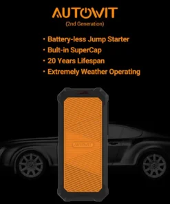 Alternative view of Autowit Car Jumpstarter 2, 12-Volt Battery-less Portable SuperCap (Up to 7.0L Gas, 4.0L Diesel) Engine Starter Car Accessories