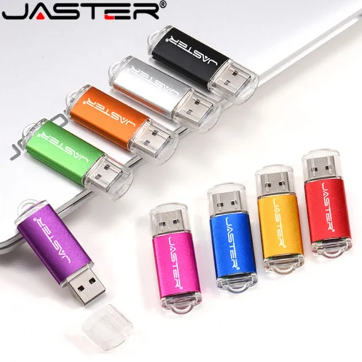 JASTER USB 2.0 Flash Drive with Key Chain - Multiple Capacities and Colors Available - Image 5