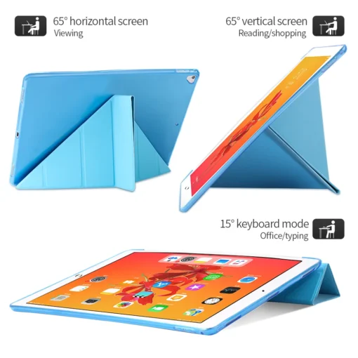 iPad Silicone Case Cover with Soft Grip Design for Models 2, 3, 4, Air 1, 2, 3, 10.2, 9.7, Pro 11, Mini 5, 6 - Image 4