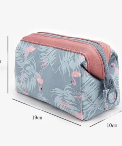 Alternative view of Flamingo Waterproof Makeup Bag - Portable Travel Organizer for Women
