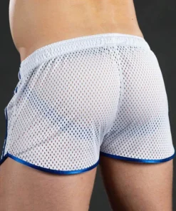 Alternative view of GITF New Gym Mens Sport Running Shorts Quick Dry grid Workout Short Pants GYM Wear Men Soccer Tennis Training Beach Swim Shorts