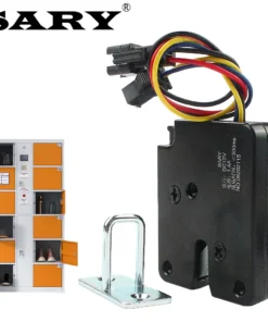 Alternative view of Small Cabinet Door Electronic Lock - 5-Piece Set, DC 3V/5V/12V for Vending Machines and Drawers