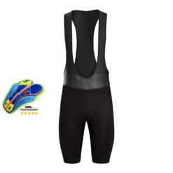 Alternative view of Men's Cycling Bib Shorts - MTB Style - Black Design for Comfort and Performance
