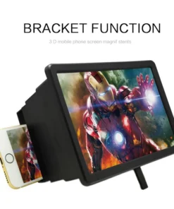 Alternative view of Mobile Phone Screen Magnifier Universal 3D Enlarger Magnifying Video Amplifier Projector Bracket Desktop Holder Stand For Phone