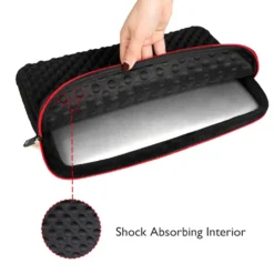 Alternative view of Laptop sleeve with waterproof and shockproof design for MacBook, Dell, and HP