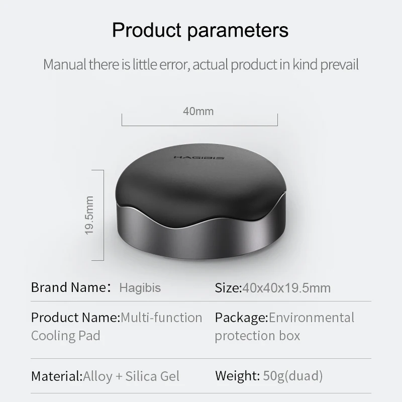 Hagibis Portable Laptop Stand with Magnetic Cooling Pad for MacBook - Image 5