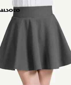 Alternative view of ALSOTO Women’s Midi Skirt – Stylish and Versatile Summer/Winter Wear