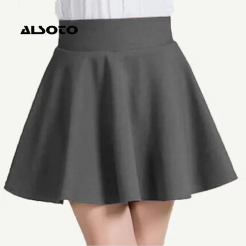 Alternative view of ALSOTO Women’s Midi Skirt – Stylish and Versatile Summer/Winter Wear