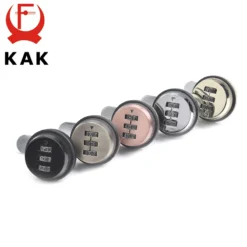 Alternative view of KAK Combination Cabinet Lock - Secure Password, Zinc Alloy Material, Ideal for Cabinets and Mailboxes