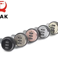 Alternative view of KAK Combination Cabinet Lock - Zinc Alloy, Black/Silver, Secure Password for Cabinets and Mailboxes