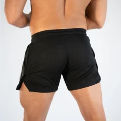 Alternative view of Mens Gym Training Compression Shorts with Quick-Drying Feature for Fitness and Running