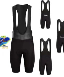 Raudax Men's Cycling Bib Shorts - Black, MTB Style