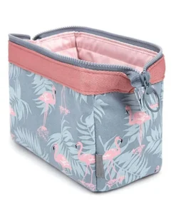 Flamingo Waterproof Makeup Bag - Portable Travel Organizer for Women