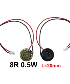 Alternative view of Mini Ultra-Thin 8 Ohm Horn Speaker - 20mm to 57mm Sizes with P2.0 Wire