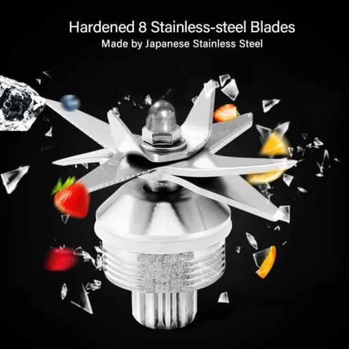 BioloMix 2L Blender - 2200W Professional Power with Smart Timer for Smoothies and Food Processing - Image 5