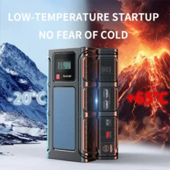Alternative view of Car Jump Starter with 2000A Peak Current and 18000mAh Capacity for Petrol and Diesel Vehicles
