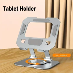 Adjustable Tablet Stand Holder with 360° Rotation for 4.7-12 Inch Devices