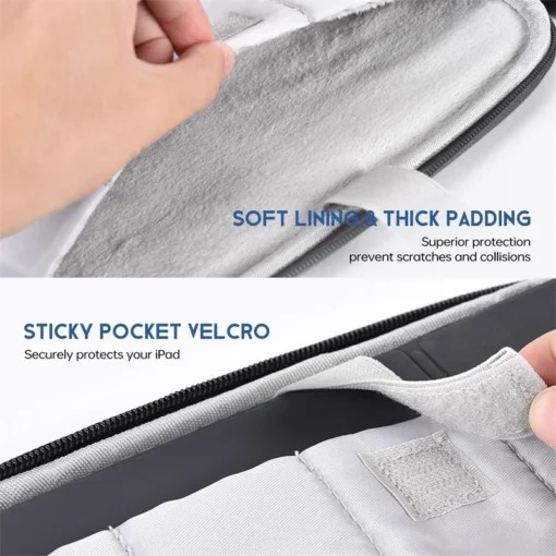Waterproof and Shockproof Laptop Sleeve Case for MacBook Air/Pro, 13-16 Inch Size - Image 4